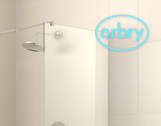 Orbry Frameless Wet Room Shower Screens