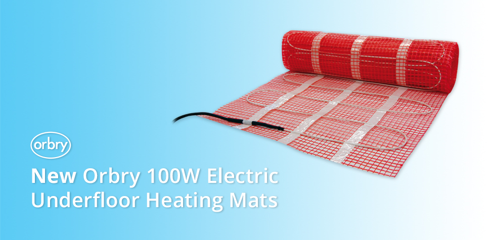 New Orbry 100W Electric Underfloor Heating Mats